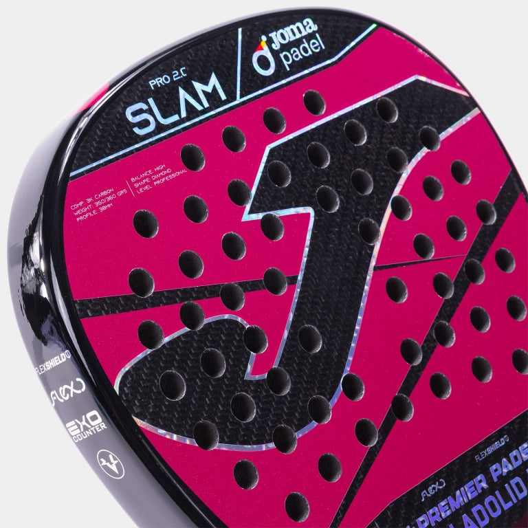 Joma Slam Pro Premier Padel Black Pink